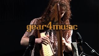 22 String Harp with Levers By Gear4music Performance [upl. by Pogue]