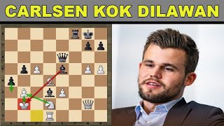 JUARA DUNIA MAGNUS CARLSEN Blunder Nyaris kena SKAK MATT [upl. by Nottnerb]