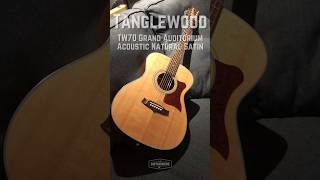 🍷 Tanglewood TW70 Grand Auditorium Acoustic Natural Satin elegance GuitarNichecom shorts [upl. by Ybbil]