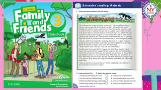 NYSCHOOL Page 54 amp 55  Family and Friends 3  EXTENSIVE READING Animals [upl. by Kaile105]