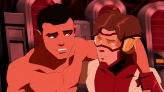 Young Justice Season 2 Blue Bettle amp Impulse All Moments [upl. by Hadden]