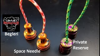 Monkeyfinger Space Needle and Private Reserve Begleri Review and Demo [upl. by Ettenal388]