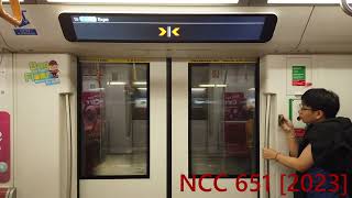 Downtown Line  C951 9065 Ride From Bedok Reservoir To Expo [upl. by Anoy]