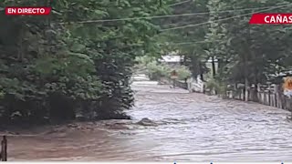 Cruz Roja mantiene vigilancia en Cañas por el descenso de cabezas de agua [upl. by Bertold]