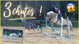 COURS GOPRO Saut dobstacles 3 CHUTES 😱 010722  CSo Landreau [upl. by Zurkow]