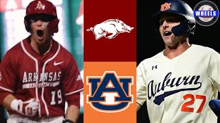 1 Arkansas vs 23 Auburn Game 2 Great Game  2024 College Baseball Highlights [upl. by Leterg]