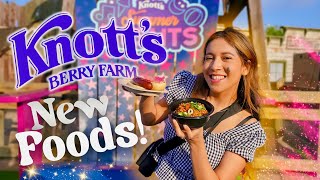 NEW Knotts Berry Farm Food You Need To Try  New Land Fiesta Village Opens and Summer Nights Begin [upl. by Anihcak]