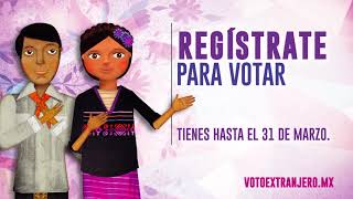 Regístrate para votar desde el extranjero [upl. by Chinua]