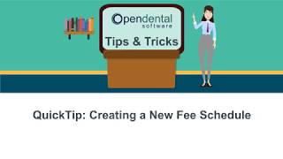 QuickTip Creating a New Fee Schedule [upl. by Niad]