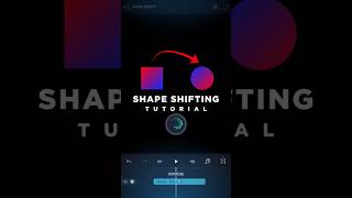 Alight Motion Shape Shifting Tutorial  alightmotion motiongraphics motiondesign shapeshifting [upl. by Nilrev]