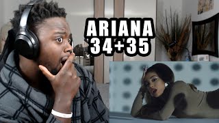 Ariana Grande  3435 official video REACTION [upl. by Lenz699]