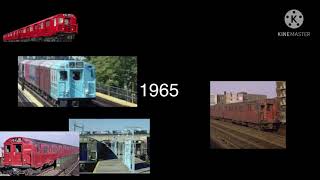 Evolution of MTA subway cars 1962  2021 [upl. by Alik245]