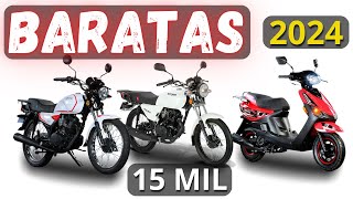 12 MOTOS más BARATAS en México 2024 [upl. by Ariamoy]