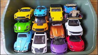 BOX FULL OF Model Cars Honda Civic Bugatti Divo McLaren 650s Audi Rs7 Ford Raptor Ferrari sf90 [upl. by Killoran]