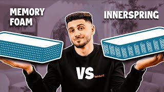 Innerspring Vs Memory Foam Mattresses What is the Difference [upl. by Nahtan]