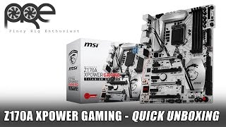 MSI Z170 XPOWER Gaming Titanium Edition  Unboxing and Overview Tagalog [upl. by Taryn]