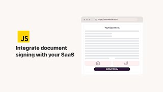 Sign Documents using JavaScript [upl. by Herrera]