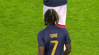 Manu Koné vs Germany U21 Friendly 23092022 [upl. by Wenonah]