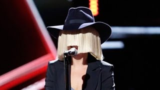 Sia Performs Elastic Heart on the Voice [upl. by Joletta862]