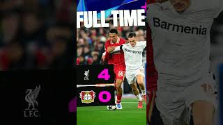 full time liverpool fc vs bayer 04 leverkusen win for liverpool [upl. by Heidie717]