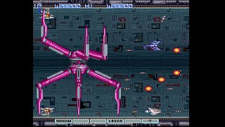 Gradius II ArcadePS1 Full Run on Very Difficult [upl. by Silliw]