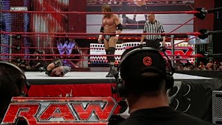 Triple H vs Jeff Hardy John Cena At Commentary RAW Jun 092008 [upl. by Milurd]