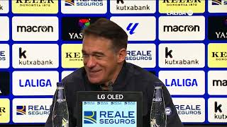 Rueda de prensa Real Sociedad vs Deportivo Alavés [upl. by Saxena]