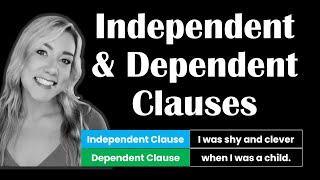 Independent VS Dependent Clauses  English Grammar Lesson for Beginners [upl. by Stormi98]