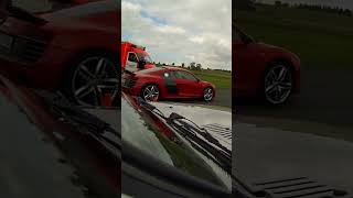 Audi R8 V10 vs Audi 80 5 Zylinder 20V TURBO 😱🤯 shorts [upl. by Anha]