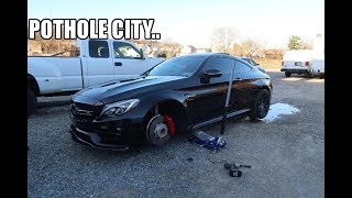 New C63 wheel damaged after only a month [upl. by Olaf826]