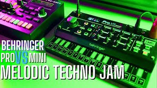 Melodic Soothing Techno Jam  Hibiskus Nebula  Behringer Pro VS Mini amp TR6S amp Microcosm amp Skylar [upl. by Atinar]