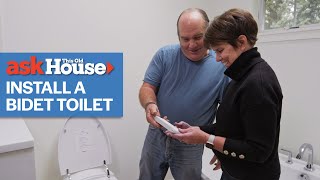 How to Install a Bidet Toilet  Ask This Old House [upl. by Aninaig]