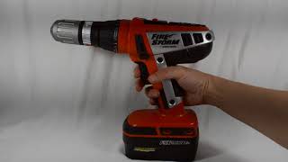 BlackDecker FireStorm 18v Cordless Drill Driver FS1800D with Grip Release Tip [upl. by Mccreery]