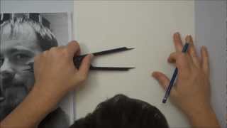 Portrait Drawing for Beginners  Part 1  The Layout [upl. by Tamqrah900]