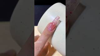 Nail Extensions With This Cute Flower Nail Gel💖💅shorts nailart naildesign newsong [upl. by Atnek]