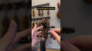 Como Afinar o Violino pelas cravelhas 🎻 [upl. by Shreeves]