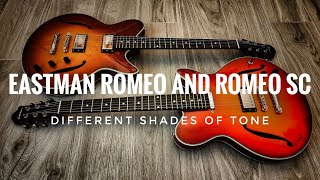 Eastman Romeo and Romeo SC ltd Tone comparison in song context with Roland JC22 Jazz Chorus [upl. by Ambrogino]