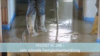 Zementärer SchnellEstrich VELOSIT SC 245 [upl. by Adnaugal57]