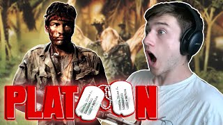 PLATOON 1986 gave me CHILLS  Movie Reaction  FIRST TIME WATCHING [upl. by Urita]