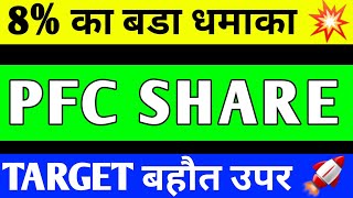 PFC SHARE BREAKOUT  PFC SHARE LATEST NEWS PFC SHARE PRICE TARGET PFC SHARE ANALYSIS [upl. by Rockefeller]