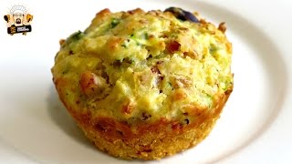 HOW TO MAKE PIZZA MUFFINS [upl. by Sachsse]