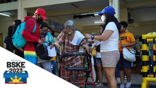 Embo barangay residents vote as Taguig citizens for BSKE 2023  BKSE2023 [upl. by Adlesirg]