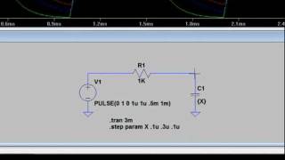 Stepping Parameters in LTspice IV [upl. by Gnoc]