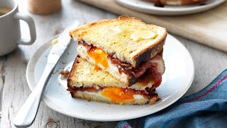 Air Fryer Bacon and Egg Toastie [upl. by Sancho]