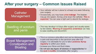 Roboticassisted Laparoscopic Radical Prostatectomy RRP  Preop preparation and Postop care [upl. by Kenta71]