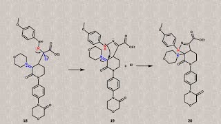 Apixaban anticoagulante mecanismos de formación del heterobiciclo de pirazolovalerolactama [upl. by Airdnaxila]