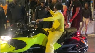 POPCAAN N amp UNRULY BIKERS Stunts Police lock off di show before special guest  Up To The Line 2024 [upl. by Mountfort]