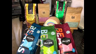 ALDI Alcafe Coffee Beans LIDL Columbia Modern Standard Momentum Espresso amp Ethiopia Conga Review [upl. by Boudreaux]