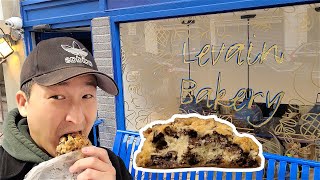 Levain Bakery is WORTH THE HYPE Iconic NYC Cookie Shop Review [upl. by Nnahtebazile391]