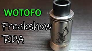 【WOTOFO】Freakshow RDAレビュー！ [upl. by Aroled]